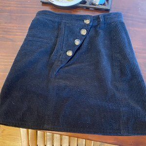 Corduroy Mini Skirt